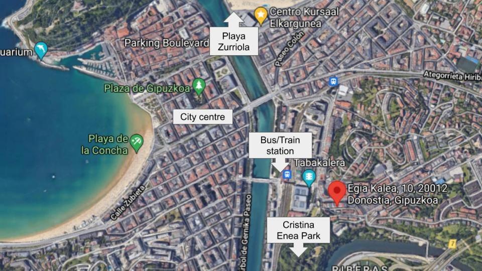 Ferienwohnung Centrico, Junto A Estacion De Bus/Tren, Y Playas San Sebastián Exterior foto